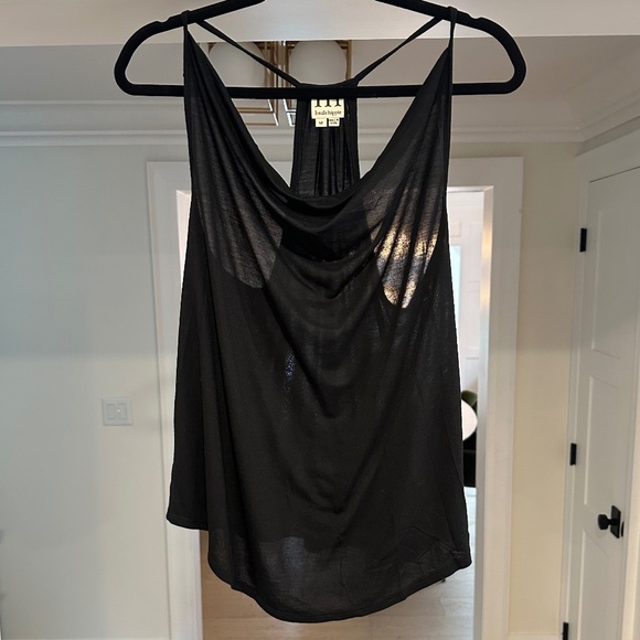 Haute Hippie Black Modal Tank / Camisole - Size M - Picture 2 of 10